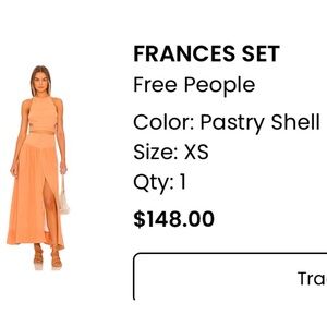 Frances set Free People - color pastry shell - size XS